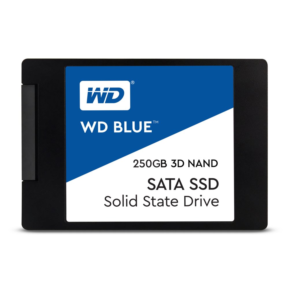 Western Digital Blue | 250GB SATA SSD | 2.5'' | 555MB/s Lezen | 440MB/s Schrijven - Matmuis